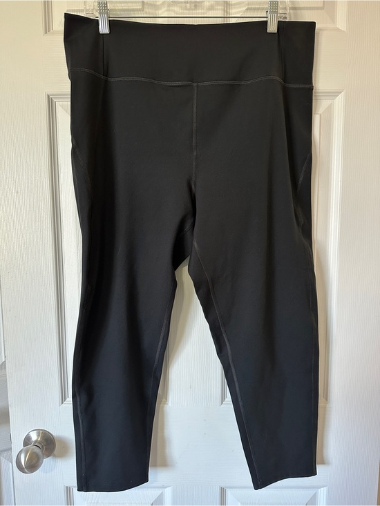 girlfriend collective Pants - Girlfriend Collective High-Rise Black Women's Performance Leggings 7/8 Length